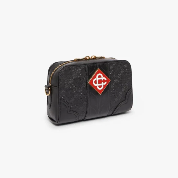 Black Monogram Crossbody Bag