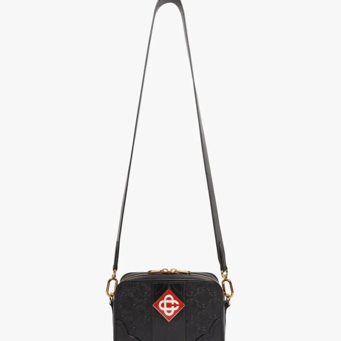 Black Monogram Crossbody Bag
