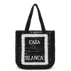 Black Raffia Tote Black Raffia Tote