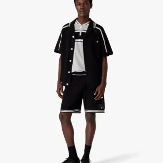 Black Short Sleeve Mesh Shirt