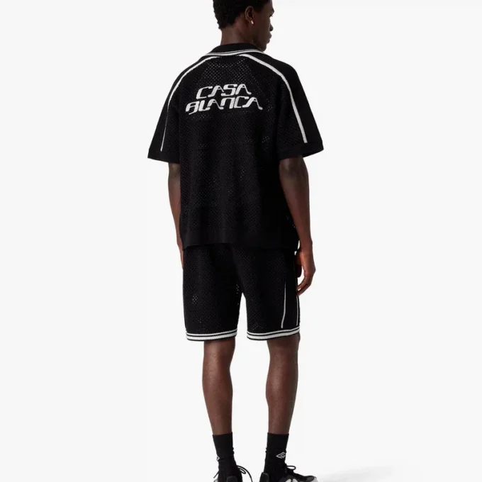 Black Short Sleeve Mesh Shirt Black Short Sleeve Mesh Shirt