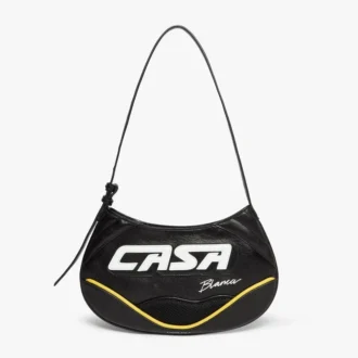 Black Slim Biker Bag