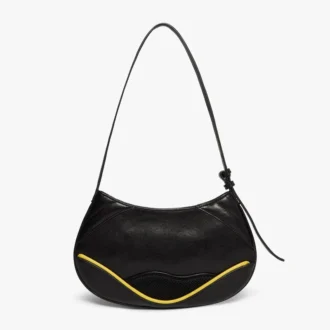 Black Slim Biker Bag