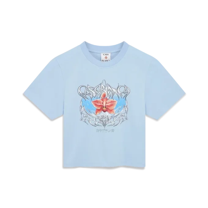 Blades Cropped Short Sleeve T-Shirt Blades Cropped Short Sleeve T-Shirt