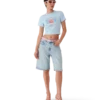 Blades Cropped Short Sleeve T-Shirt Blades Cropped Short Sleeve T-Shirt