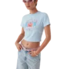 Blades Cropped Short Sleeve T-Shirt Blades Cropped Short Sleeve T-Shirt