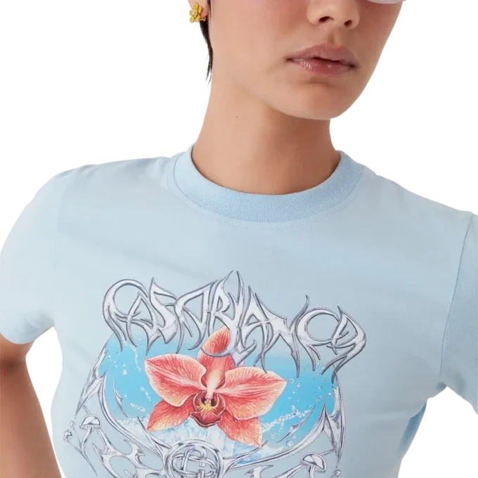 Blades Cropped Short Sleeve T-Shirt Blades Cropped Short Sleeve T-Shirt