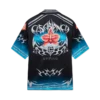 Blades Short Sleeve Silk Satin Shirt Blades Short Sleeve Silk Satin Shirt
