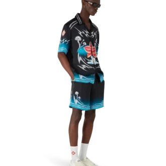 Blades Silk Satin Shorts