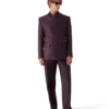 Blend Tailored Side Stripe Wool Silk Trousers Blend Tailored Side Stripe Wool Silk Trousers