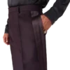 Blend Tailored Side Stripe Wool Silk Trousers Blend Tailored Side Stripe Wool Silk Trousers