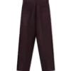 Blend Tailored Side Stripe Wool Silk Trousers Blend Tailored Side Stripe Wool Silk Trousers