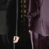 Blend Tailored Wool Silk Wrap Jacket