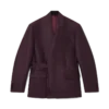 Blend Tailored Wool Silk Wrap Jacket