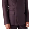 Blend Tailored Wool Silk Wrap Jacket