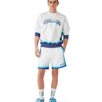Blue Fade Sweatshorts