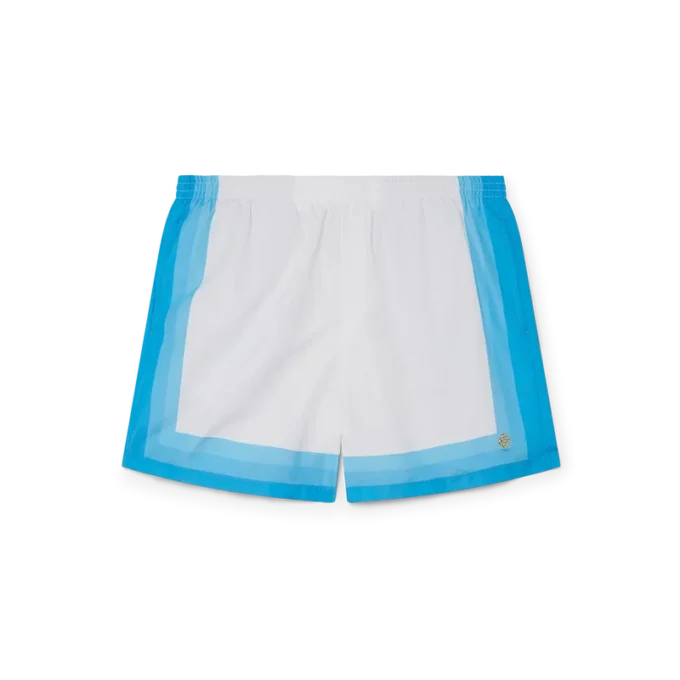 Blue Gradient Swim Trunks