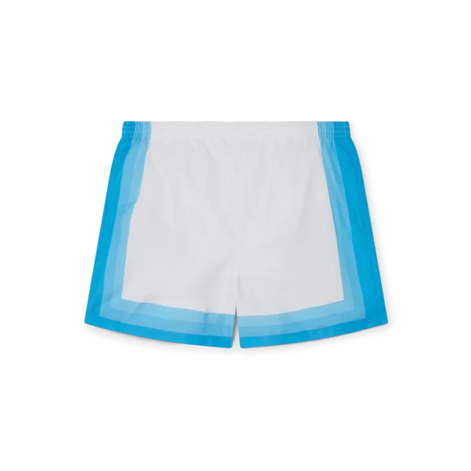 Blue Gradient Swim Trunks