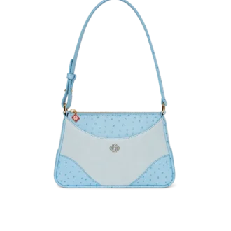 Blue Jeanne Pochette Shoulder Bag
