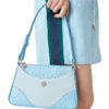 Blue Jeanne Pochette Shoulder Bag Blue Jeanne Pochette Shoulder Bag