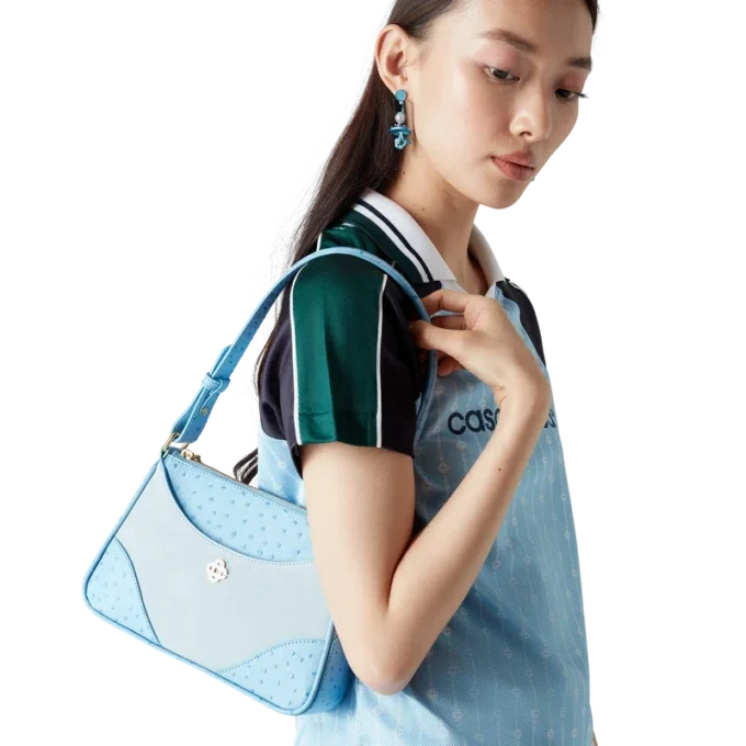 Blue Jeanne Pochette Shoulder Bag Blue Jeanne Pochette Shoulder Bag