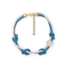 Blue Knotted Necklace