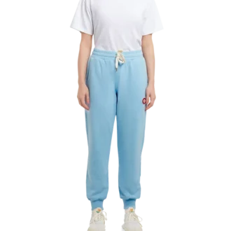 Blue Logo Patch Sweatpants