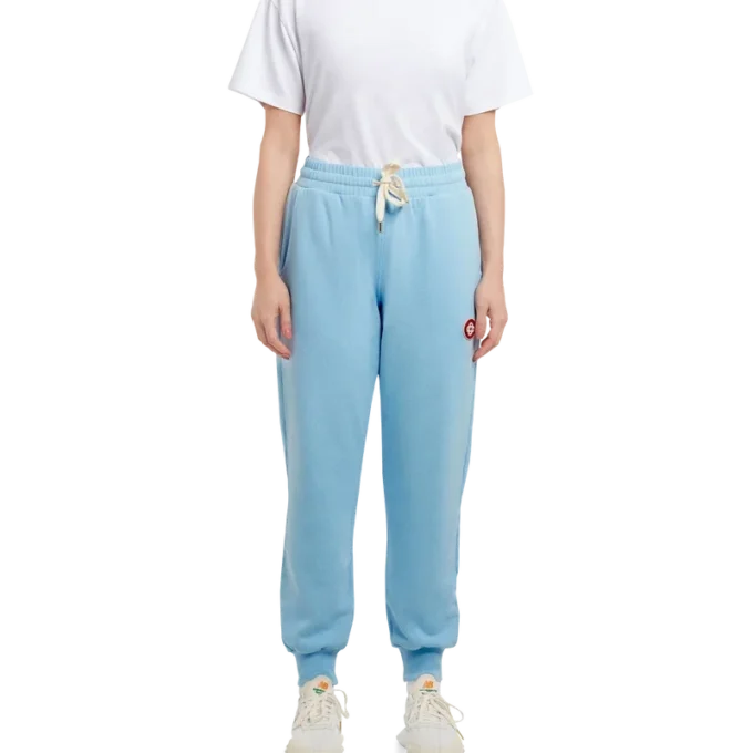 Blue Logo Patch Sweatpants