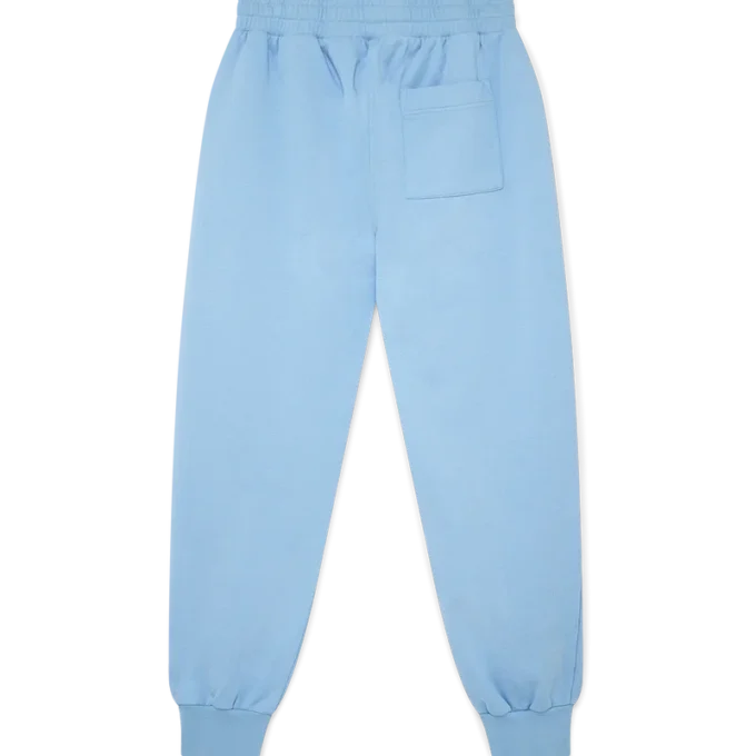 Blue Logo Patch Sweatpants