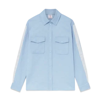 Blue Monogram Long Sleeve Shirt