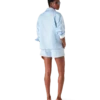 Blue Monogram Long Sleeve Shirt