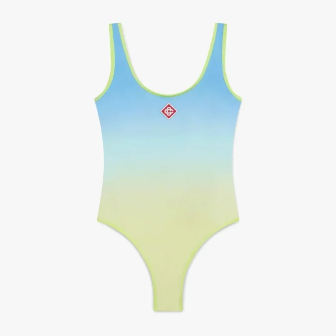 Blue & Yellow Gradient Swimsuit Blue & Yellow Gradient Swimsuit