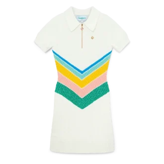 Boucle Chevron Dress