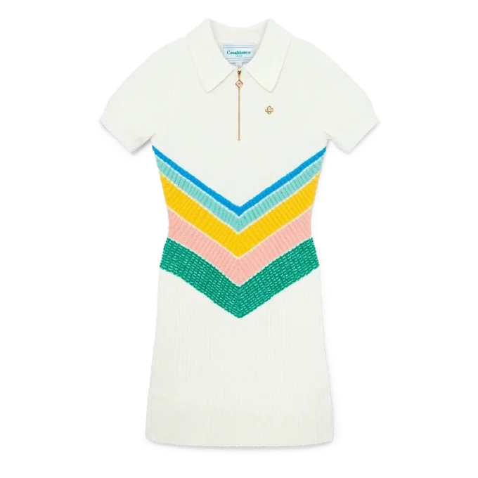 Boucle Chevron Dress Boucle Chevron Dress