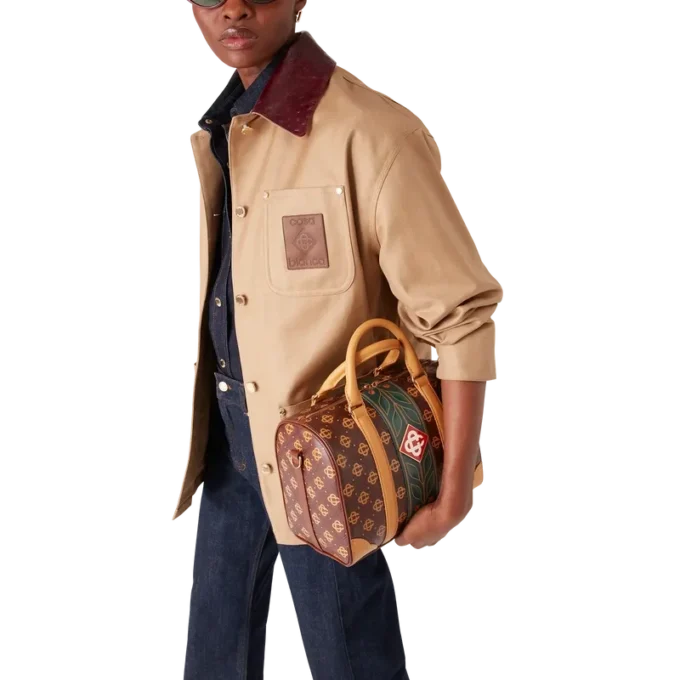 Brown Mini Monogram Weekender