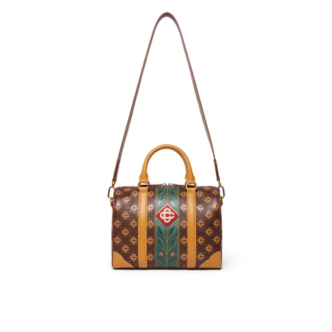 Brown Mini Monogram Weekender