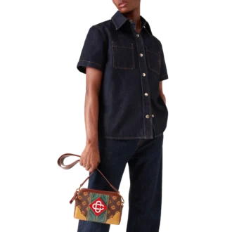 Brown Monogram Crossbody Bag