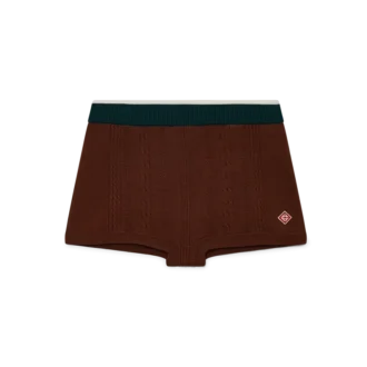 Cable Knit Mini Shorts