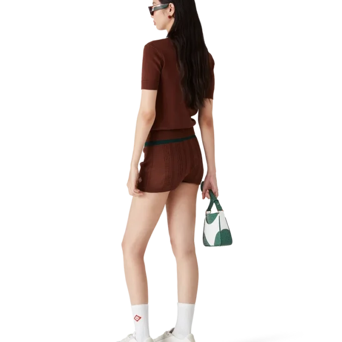 Cable Knit Mini Shorts