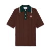Cable Knit Oversized Polo Shirt Cable Knit Oversized Polo Shirt