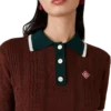 Cable Knit Polo Shirt Cable Knit Polo Shirt