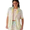 Candy Icons Short Sleeve Silk Twill Shirt