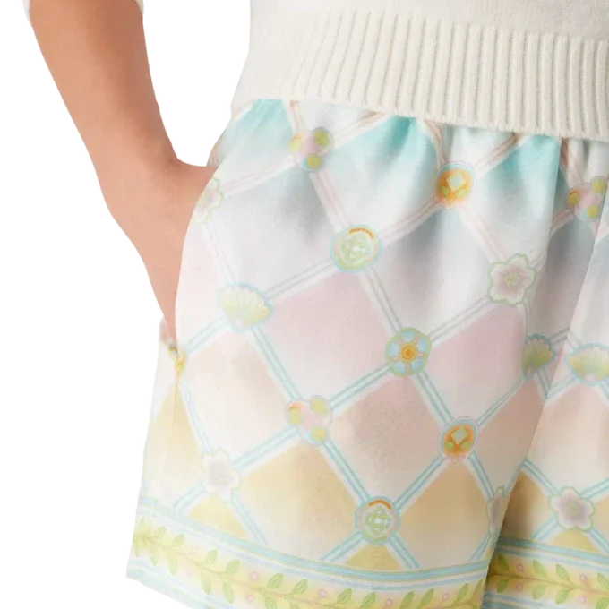 Candy Icons Silk Twill Shorts