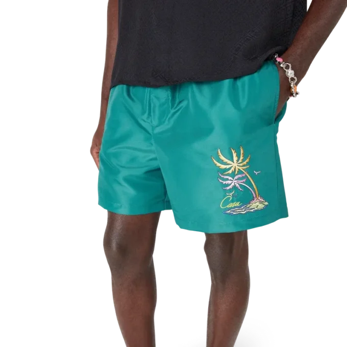 Casa Embroidery Swim Shorts Casa Embroidery Swim Shorts