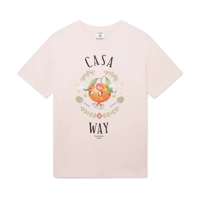 Casa Way Orange Mascot Short Sleeve T-Shirt Casa Way Orange Mascot Short Sleeve T-Shirt