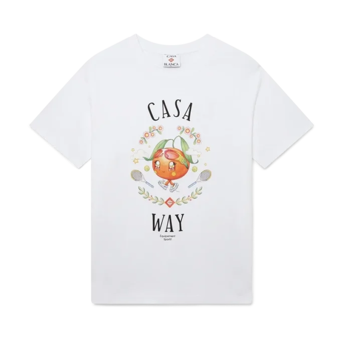 Casa Way Orange Mascot Short Sleeve T-Shirt Casa Way Orange Mascot Short Sleeve T-Shirt