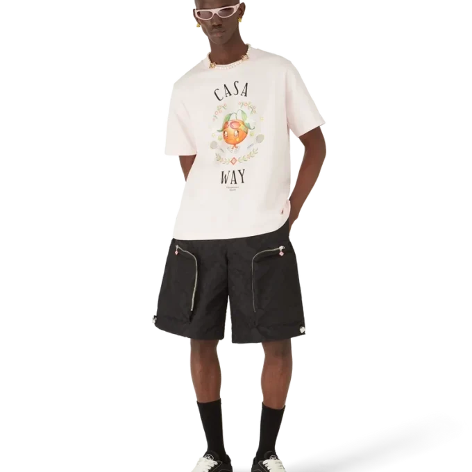 Casa Way Orange Mascot Short Sleeve T-Shirt Casa Way Orange Mascot Short Sleeve T-Shirt