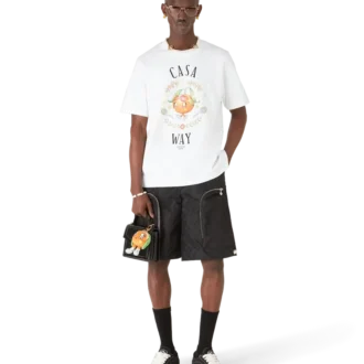 Casa Way Orange Mascot Short Sleeve T-Shirt