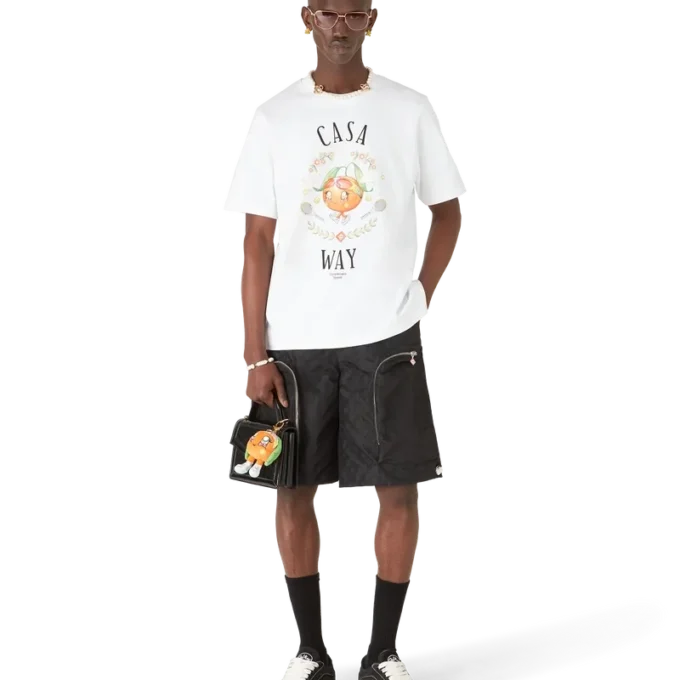 Casa Way Orange Mascot Short Sleeve T-Shirt Casa Way Orange Mascot Short Sleeve T-Shirt