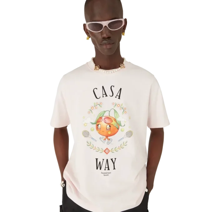 Casa Way Orange Mascot Short Sleeve T-Shirt Casa Way Orange Mascot Short Sleeve T-Shirt